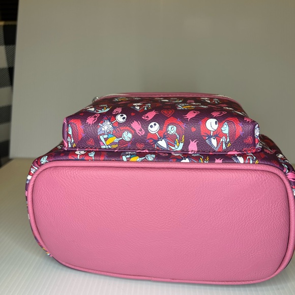 The Nightmare Before Christmas Jack and Sally Hearts Mini-backpack (Loungefly) - Picture 6 of 7